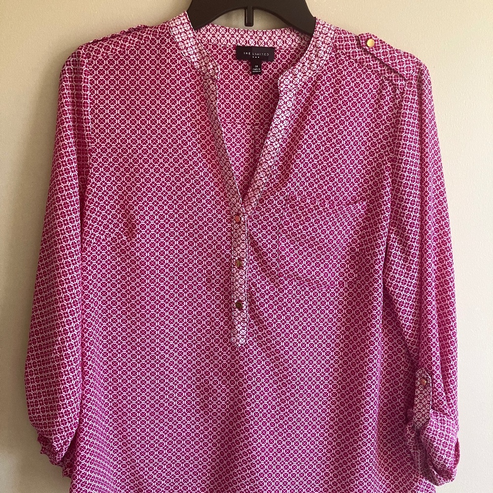 Beautiful Pink "THE LIMITED" blouse